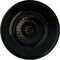 Ekena Millwork Floral Ceiling Medallion, Hand-Painted Black Pearl, 23 1/2"OD x 2 3/4"P CM23FLBPS - alternate 1